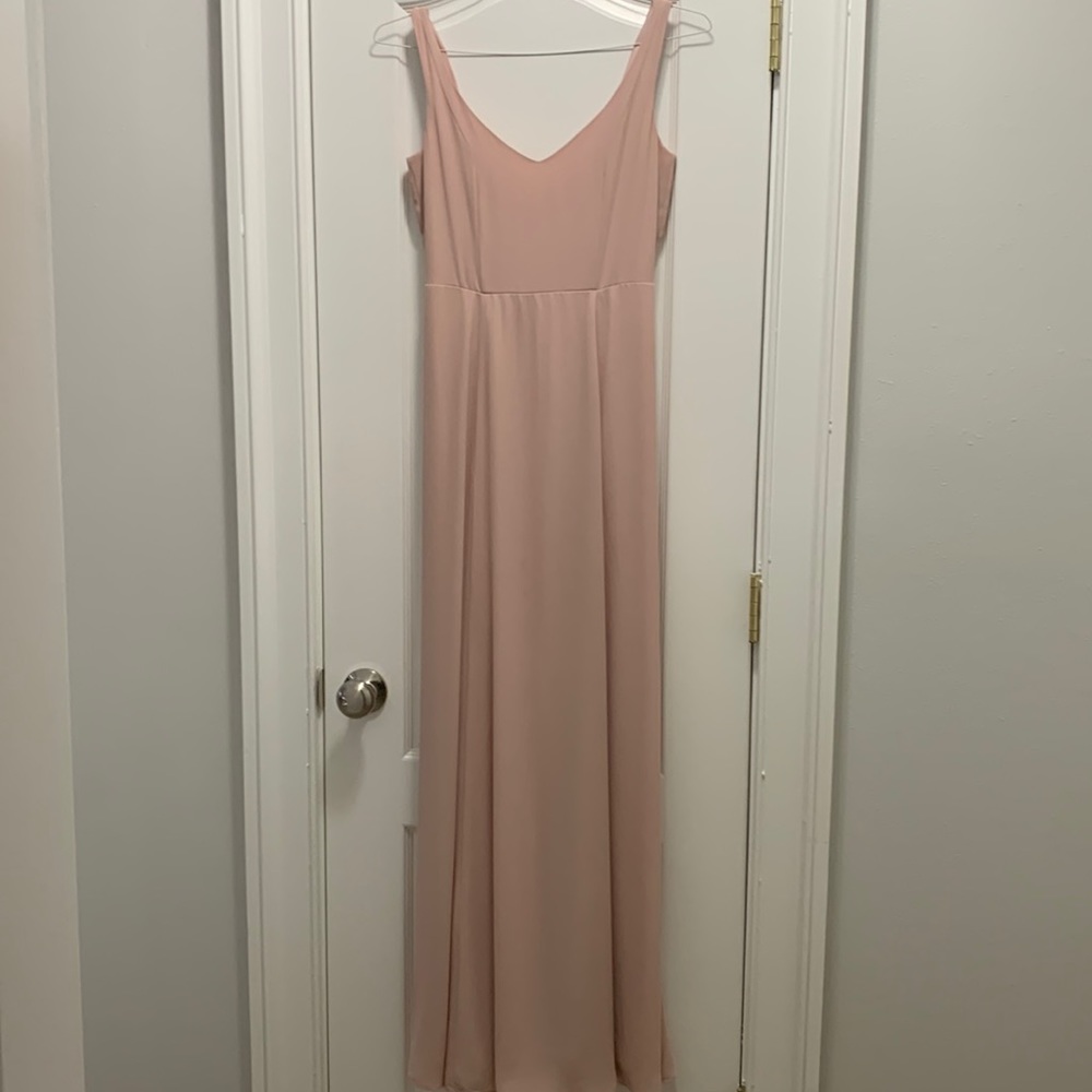 Show me your mumu bridesmaid dress Jenn maxi size small dusty blush